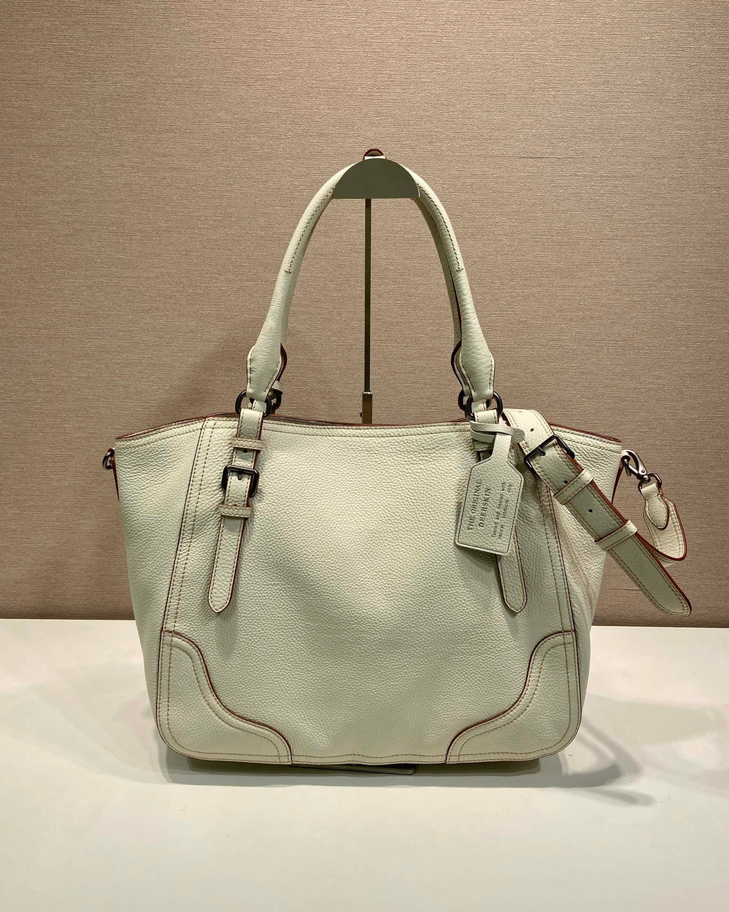 Prada Large Tote Bag 38cm Khahi Leather