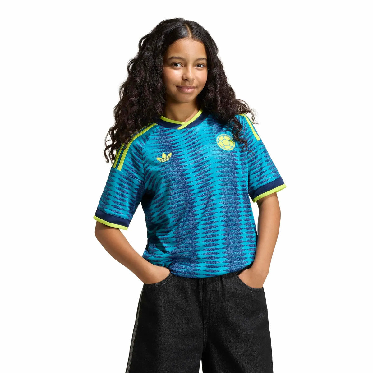 adidas 2026 Colombia Youth Away Soccer Jersey (Custom)
