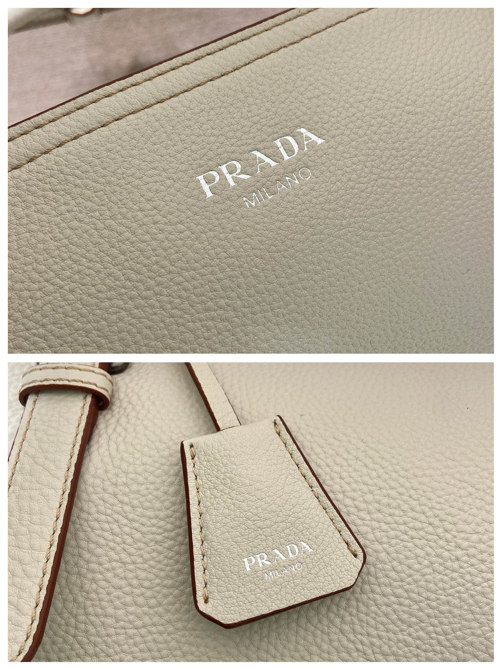 Prada Large Tote Bag 38cm Khahi Leather