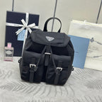 Prada 2026 Backpack 23.5cm Black Re-Nylon
