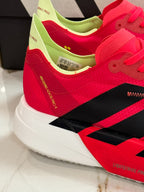 adidas Adizero Adios Pro 4 Running Shoes - Lucid Pink / Lucid Orange / Iron Metallic