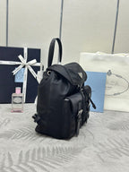 Prada 2026 Backpack 23.5cm Black Re-Nylon