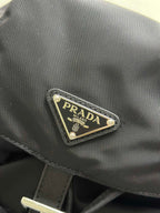 Prada 2026 Backpack 23.5cm Black Re-Nylon