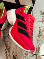 adidas Adizero Adios Pro 4 Running Shoes - Lucid Pink / Lucid Orange / Iron Metallic