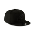 Philadelphia Eagles Basic Black on Black 9FIFTY Snapback Hat