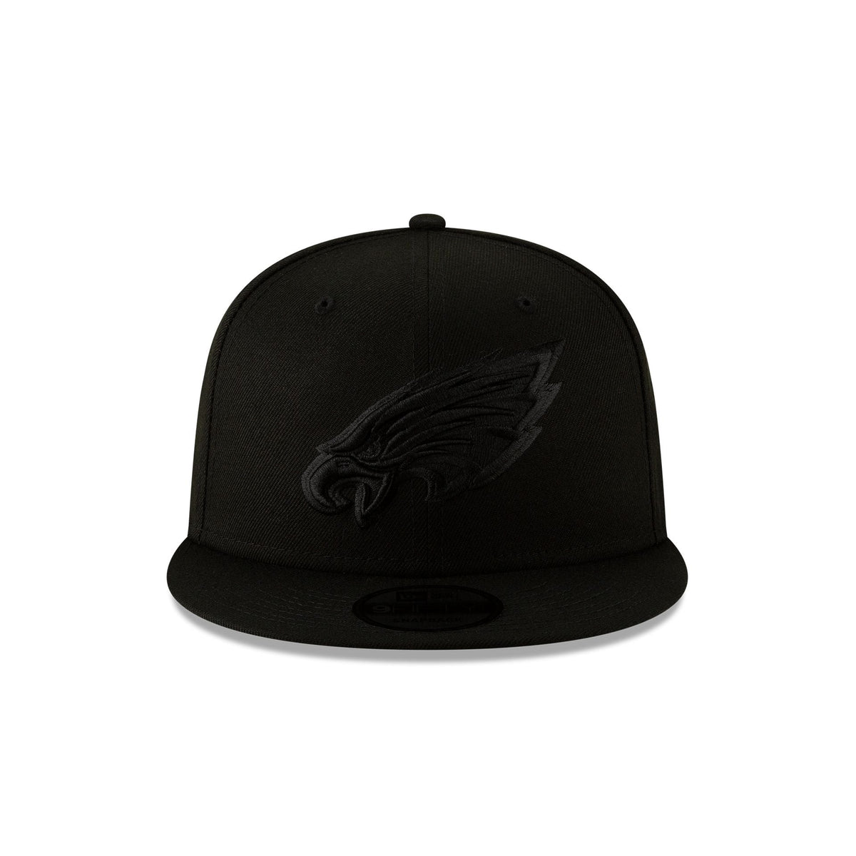 Philadelphia Eagles Basic Black on Black 9FIFTY Snapback Hat