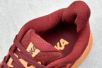 HOKA Clifton 10 Wine Red/Orange Cushioned Athletic Running Trainers
