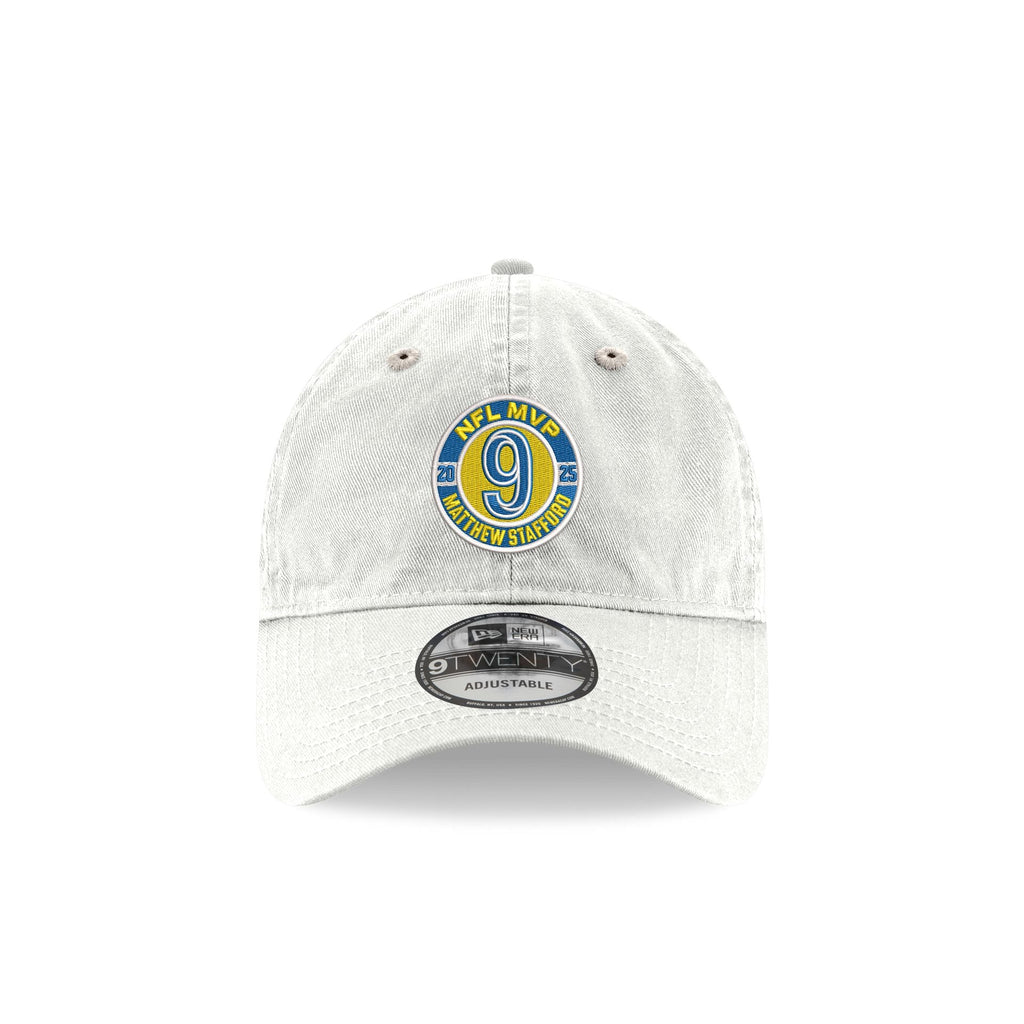 Los Angeles Rams Matthew Stafford 2025 MVP Emblem 9TWENTY Adjustable Hat