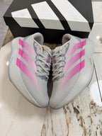 adidas Adizero Evo SL Running Shoes - Grey Two / Lucid Fuchsia