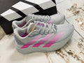 adidas Adizero Evo SL Running Shoes - Grey Two / Lucid Fuchsia