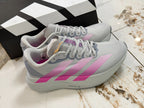 adidas Adizero Evo SL Running Shoes - Grey Two / Lucid Fuchsia