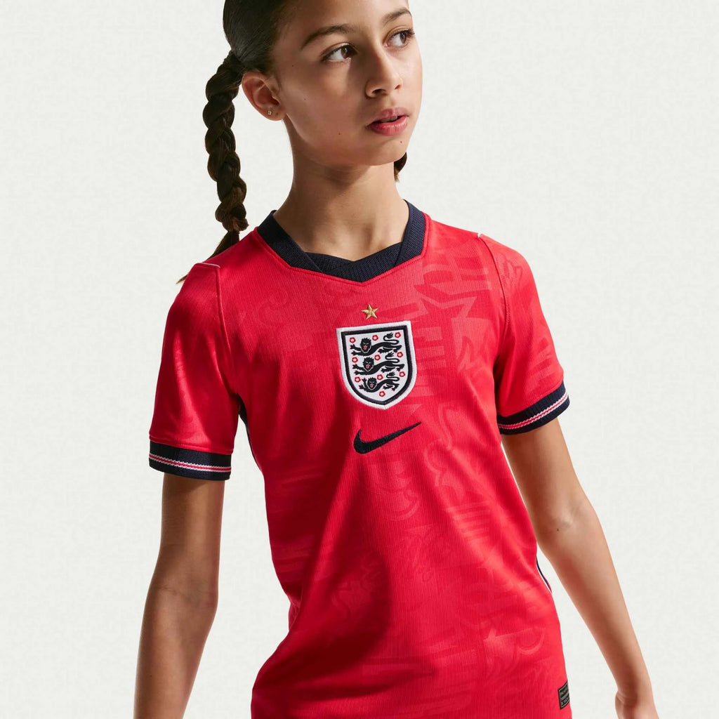 Nike 2026 England Youth Stadium Away Soccer Jersey (Custom)
