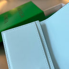 INTRECCIATO BUSINESS 11 BLACK CALFSKIN CARD CASE