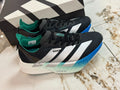 adidas Adizero Adios Pro 4 Running Shoes - Core Black / Matte Silver / Glory Green