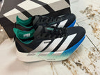 adidas Adizero Adios Pro 4 Running Shoes - Core Black / Matte Silver / Glory Green