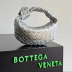 Bottega Veneta 2026 Jodie Bag 23cm Silver Lambskin 137034