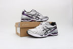 ASICS Unisex GEL-Kayano 14 "White / Midnight / Plum" (White Silver Purple Edition)