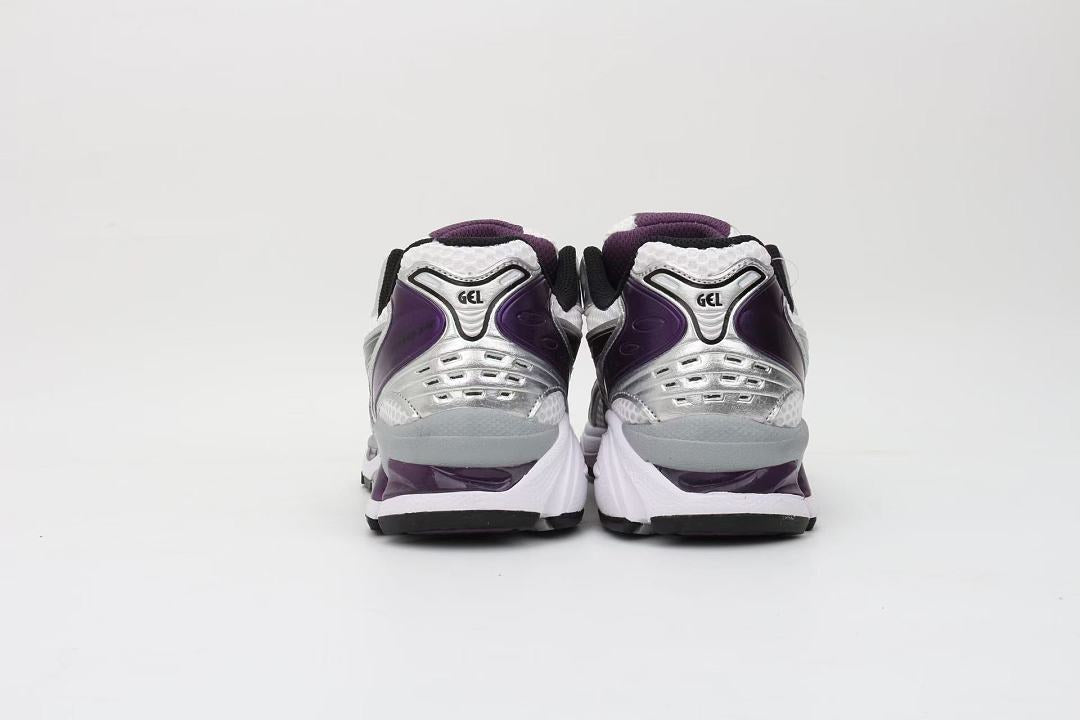 ASICS Unisex GEL-Kayano 14 "White / Midnight / Plum" (White Silver Purple Edition)