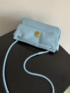 Bottega Veneta 2026 Madison Bag Blue Lambskin 129928