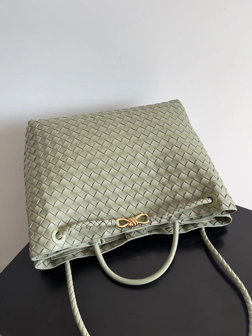 Bottega Veneta 2026 Andiamo Bag 45cm Green Nappa Leather
