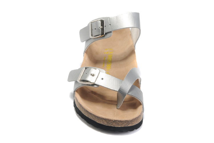 Birkenstock Mayari Sandal Light Gray Textured
