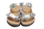 Birkenstock Mayari Sandal Light Gray Textured