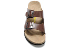 Birkenstock Arizona (Dark Brown / Mocha Birko-Flor / Smooth Leather)
