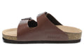 Birkenstock Arizona (Dark Brown / Mocha Birko-Flor / Smooth Leather)
