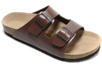Birkenstock Arizona (Dark Brown / Mocha Birko-Flor / Smooth Leather)