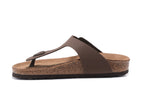 Birkenstock Gizeh Smooth Leather - Dark Brown 1