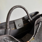 BV 2026 Cabat Tote Bag 51cm Dark Brown Intreccio Leather