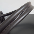 BV 2026 Cabat Tote Bag 51cm Dark Brown Intreccio Leather