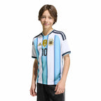 adidas 2026 Argentina Youth Stadium Home Messi #10 Soccer Jersey