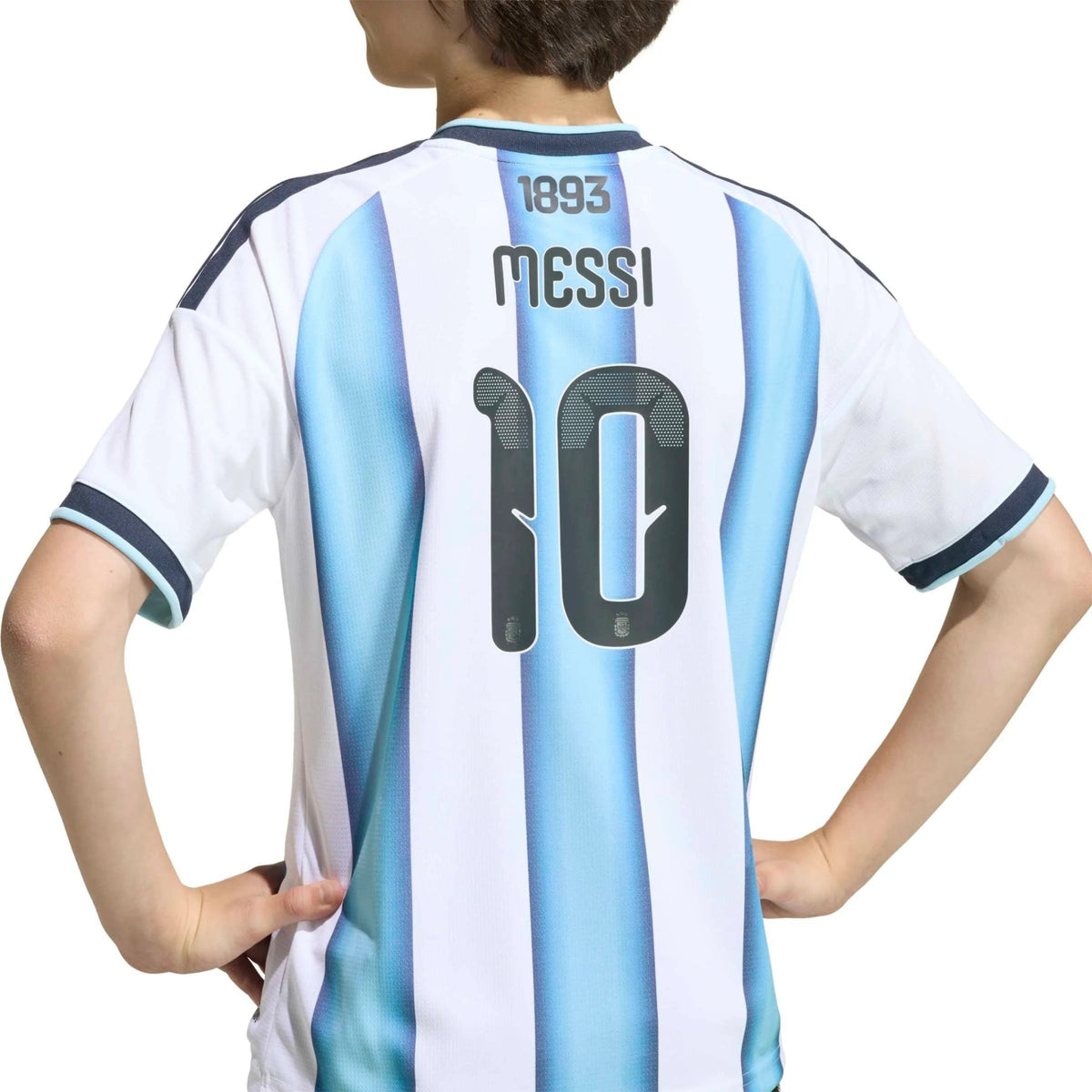 adidas 2026 Argentina Youth Stadium Home Messi #10 Soccer Jersey