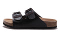 Birkenstock Arizona Black Textured Leather