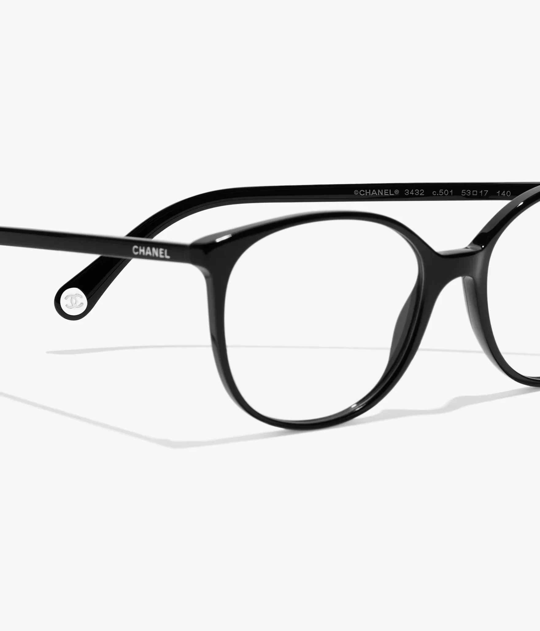 CC Pantos Eyeglasses Black Acetate