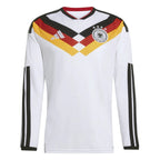 adidas 2026 Germany Men's Stadium Home Long-Sleeve Soccer Jersey (Custom)