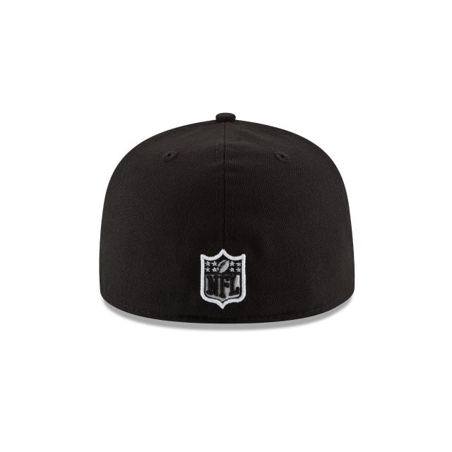 New York Giants Black & White 59FIFTY Fitted Hat