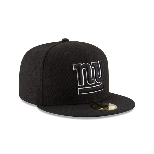 New York Giants Black & White 59FIFTY Fitted Hat