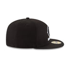 Chicago Bears Black & White 59FIFTY Fitted Hat