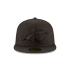 Carolina Panthers Black On Black 59FIFTY Fitted Hat