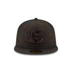 Cincinnati Bengals Black On Black 59FIFTY Fitted Hat