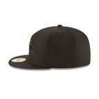 Detroit Lions Black On Black 59FIFTY Fitted Hat