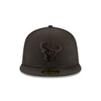 Houston Texans Black On Black 59FIFTY Fitted Hat