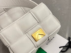 MINI CASSETTE 12 IN WHITE LAMBSKIN
