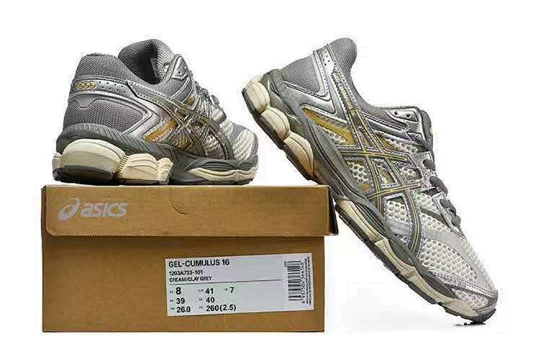 ASICS Gel-Cumulus 16 Cream/Clay Grey