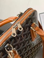Goyard 2026 Morvan Document Bag 39cm Goyardine Canvas