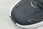 HOKA Clifton 10 Black White Cushioned Road Running Sneakers