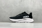 HOKA Clifton 10 Black White Cushioned Road Running Sneakers