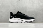 HOKA Clifton 10 Black White Cushioned Road Running Sneakers